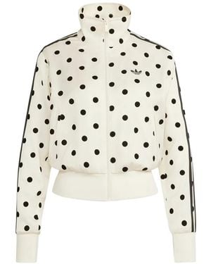 adidas Polka-Dot Track Jacket - White