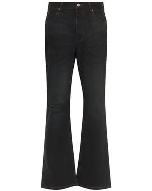 MM6 by Maison Margiela Straight-Leg Jeans - Black