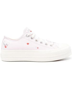 Converse Chuck Taylor All Star Lift Platform Trainers - White