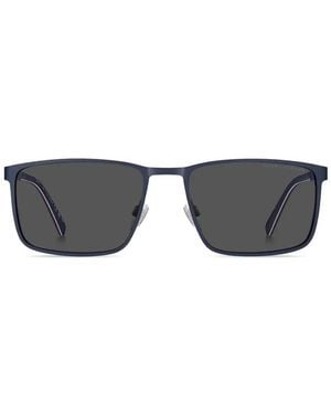 Tommy Hilfiger Rectangle-Frame Sunglasses - Grey