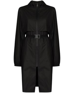 1017 ALYX 9SM Trenchcoat Mit Kapuze - Schwarz