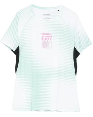 Rossignol Sappa Ultra Striped T-Shirt - Blue