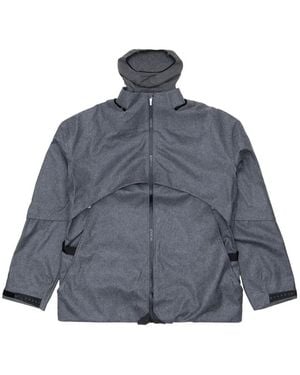 Nike Zipped Hooded Jacket - Blue