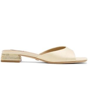Badgley Mischka Sandali Oahu Con Cristalli - Neutro