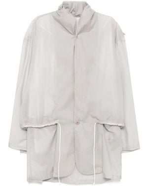 Magliano Button Fastening Coat - White