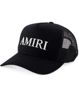 Amiri Baseballkappe Mit Logo-Stickerei - Schwarz
