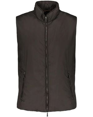 Moorer High-Neck Gilet - Black