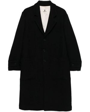 Barena Buttoned Single-Breasted Coat - Black