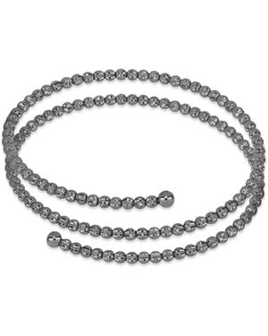 Desmo Pulsera Crystal Con Cuentas Facetadas - Metálico