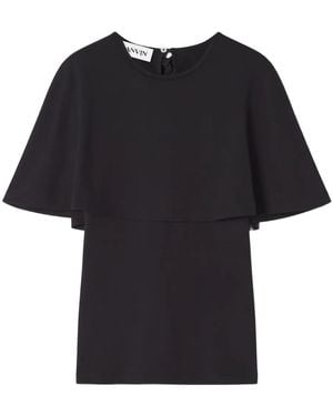 Lanvin Layered-Detail T-Shirt - Black