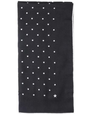 Destin Polka-Dot Scarf - Black