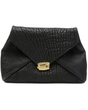UN TÈ DA MATTI Stregatto Envelope Clutch Bag - Black