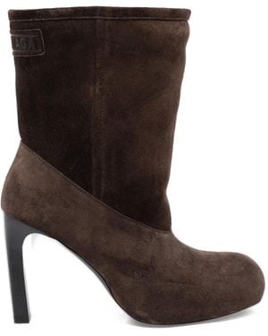 Balenciaga Fargo Booties - Brown