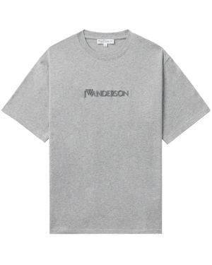 JW Anderson ロゴ Tシャツ - グレー