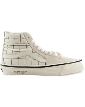 Vans X Undercover Sk8-Hi Grid-Pattern Sneakers - White