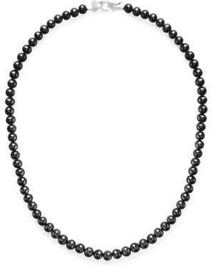 Dower & Hall Freshwater-Pearl Necklace - Metallic