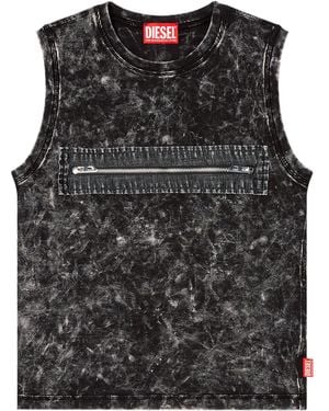 DIESEL T-arted タンクトップ - ブラック