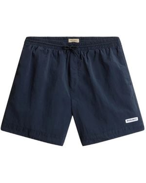 Woolrich Shorts Tinti - Blu