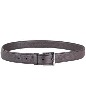 Orciani Buckled Leather Belt - White