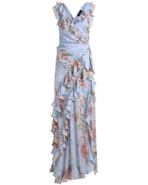 Etro Ruffled Cut-Out Maxi Dress - White