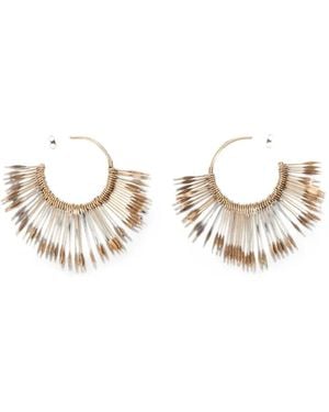 Isabel Marant Aria Hoop Earrings - Metallic