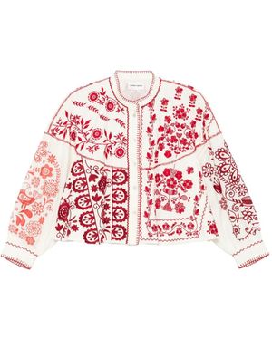 Antik Batik Mamie Embroidered Cotton Blouse