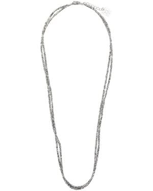 Panicale Halskette Im Layering-Look - Weiß