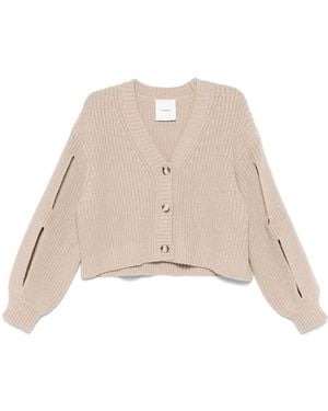 Nanushka Cardigan Karolin - Neutre