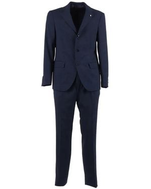 Luigi Bianchi Buttoned Suit - Blue