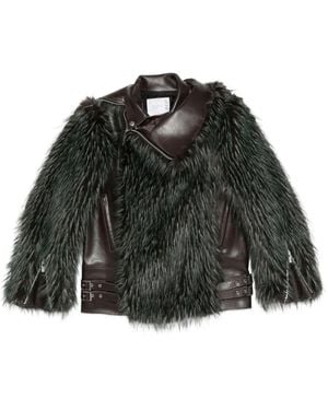 Sacai Panelled Jacket - Black