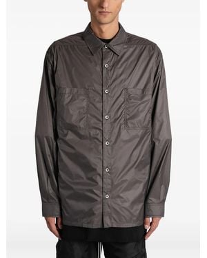 Rick Owens Pocket Overshirt - Gray