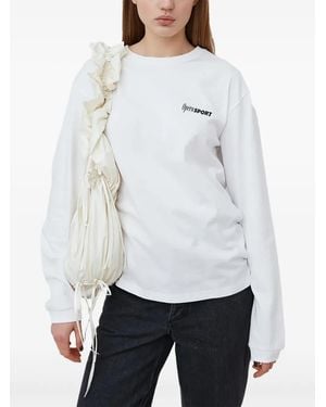 OperaSPORT Claudette Long-Sleeve Top - White