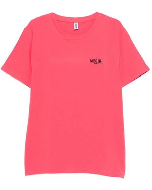Moschino Logo-Print T-Shirt - Pink