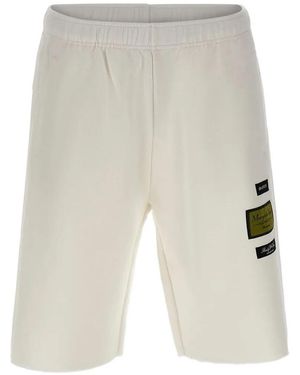 MM6 by Maison Margiela Logo-Patch Track Shorts - White