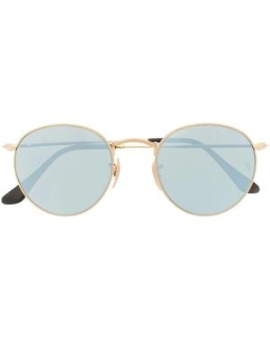 Ray-Ban ラウンドフレーム サングラス - ブルー