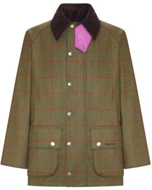 Barbour X Paul Smith Beaufort Wool Jacket - Green