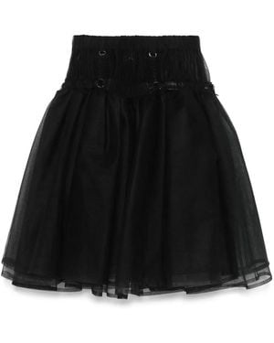 Noir Kei Ninomiya チュール スカート - ブラック