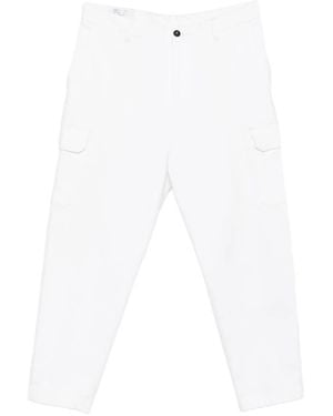 Eleventy Cargo Pocket Pants - White