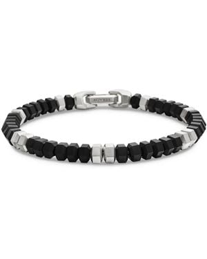 David Yurman Sterling Hex Bead Bracelet (6Mm) - White