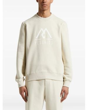 Peserico Sweatshirt Mit Logo-Print - Weiß