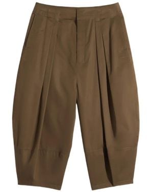 Lemaire Balloon Bermuda Shorts - Green