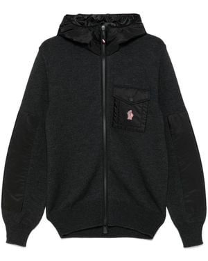 Moncler Zip-Up Hoodie - Black