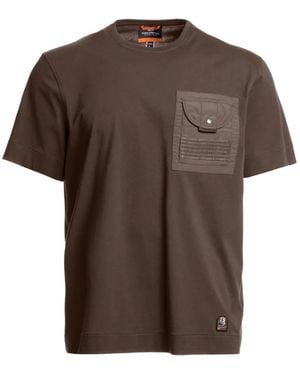 Parajumpers Malham Chest-Pocket T-Shirt - Brown