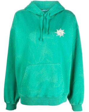 Holzweiler Sudadera Con Capucha Y Motivo Tie-Dye - Verde