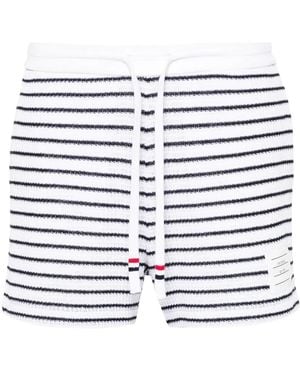 Thom Browne Striped Shorts - White