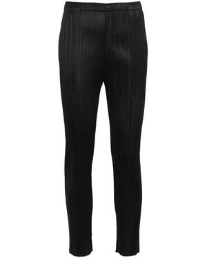 Pleats Please Issey Miyake Monthly Colors: October Trousers - Black