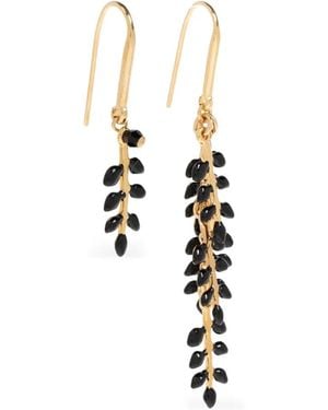 Isabel Marant Leaf Drop Earrings - Brown