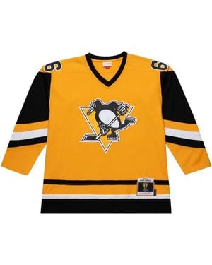 Mitchell & Ness Pittsburgh Penguins 1984-1985 Mario Lemieux Power Play ジャージ - オレンジ