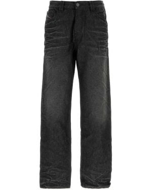 DIESEL Regular Jeans High Waist 1991 D-Voeed - Black