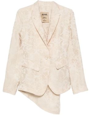 Uma Wang Blazer Kylie À Design Asymétrique - Natural